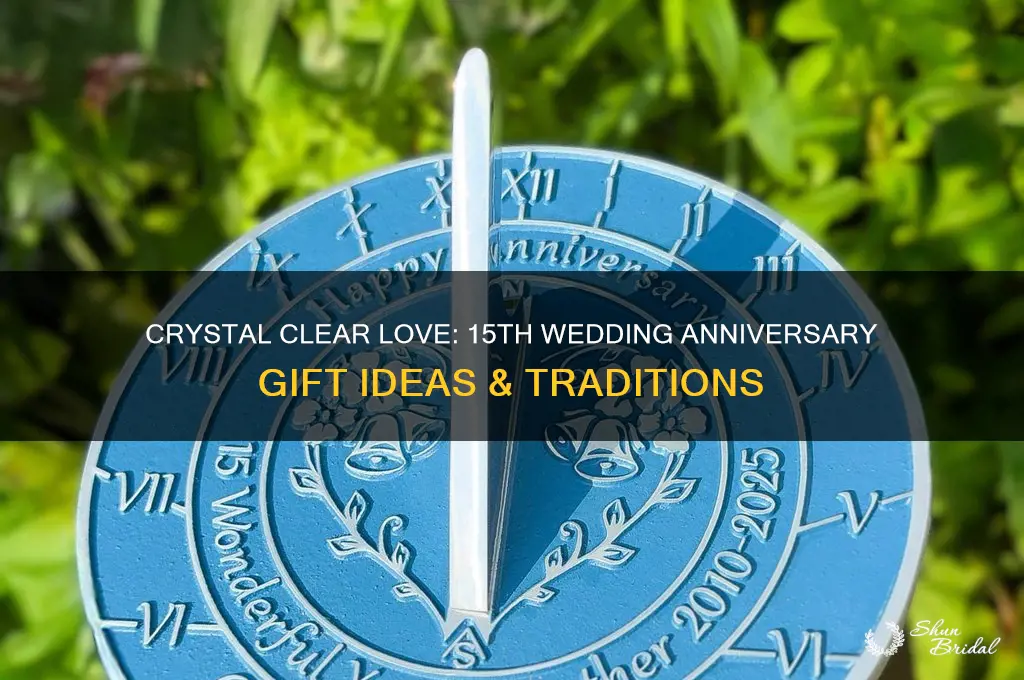 what is a15 yr wedding anniversary gift