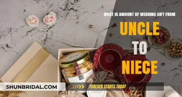Uncle's Wedding Gift: How Much to Give Your Niece?