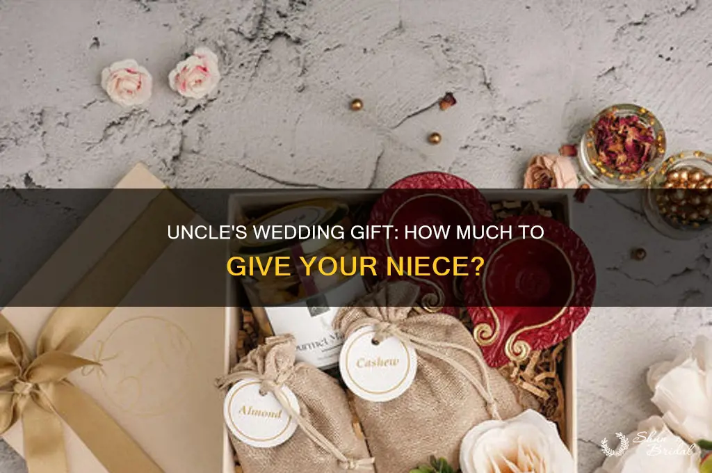 what is amount of wedding gift from uncle to niece