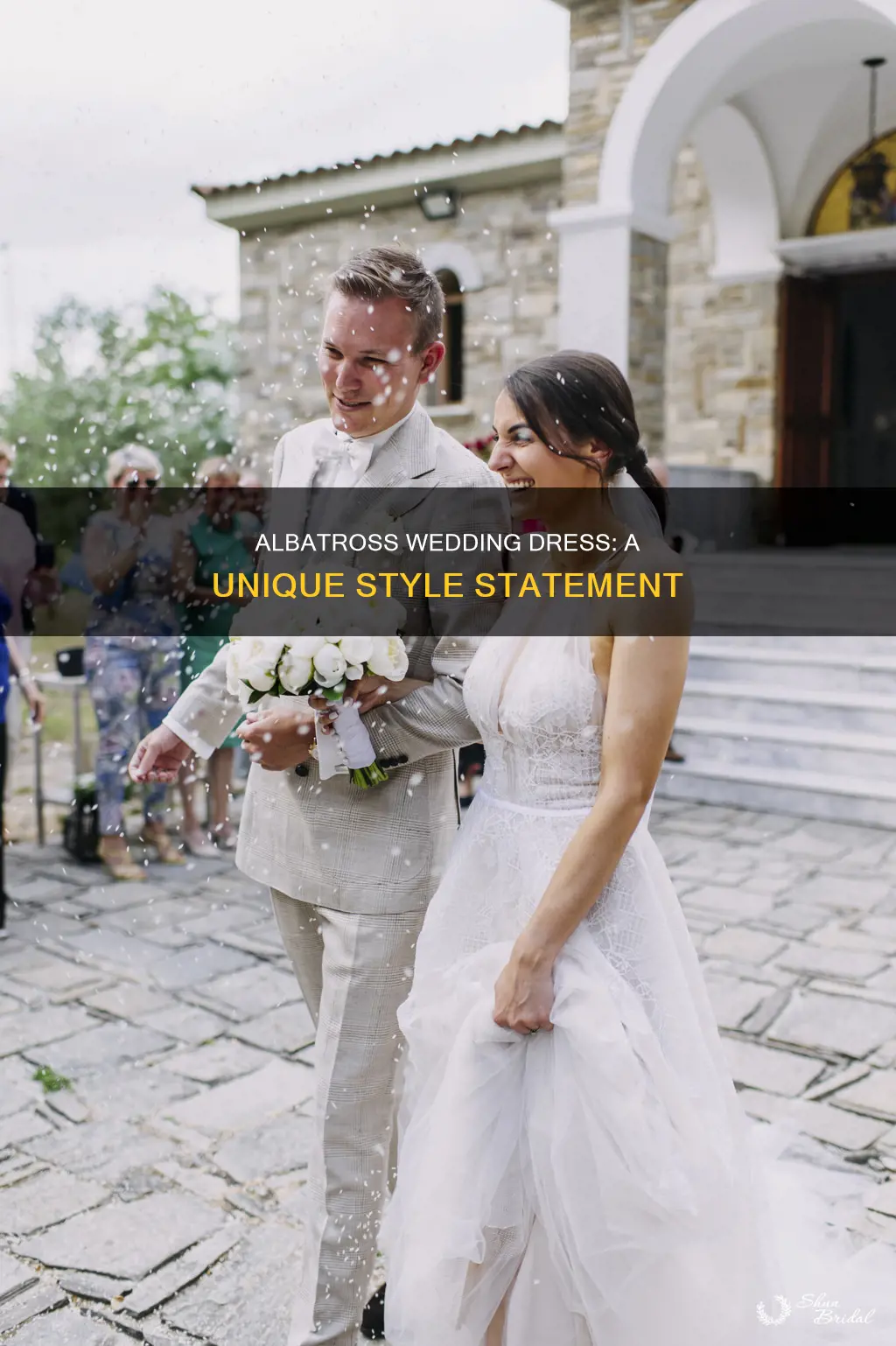 what is an albatross wedding dress