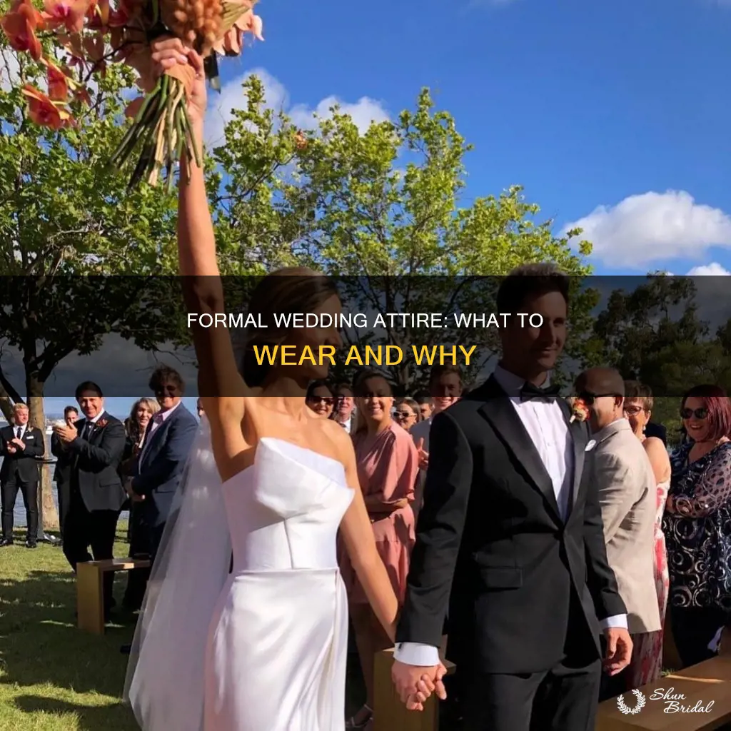 what is an appropriate dress for a formal wedding