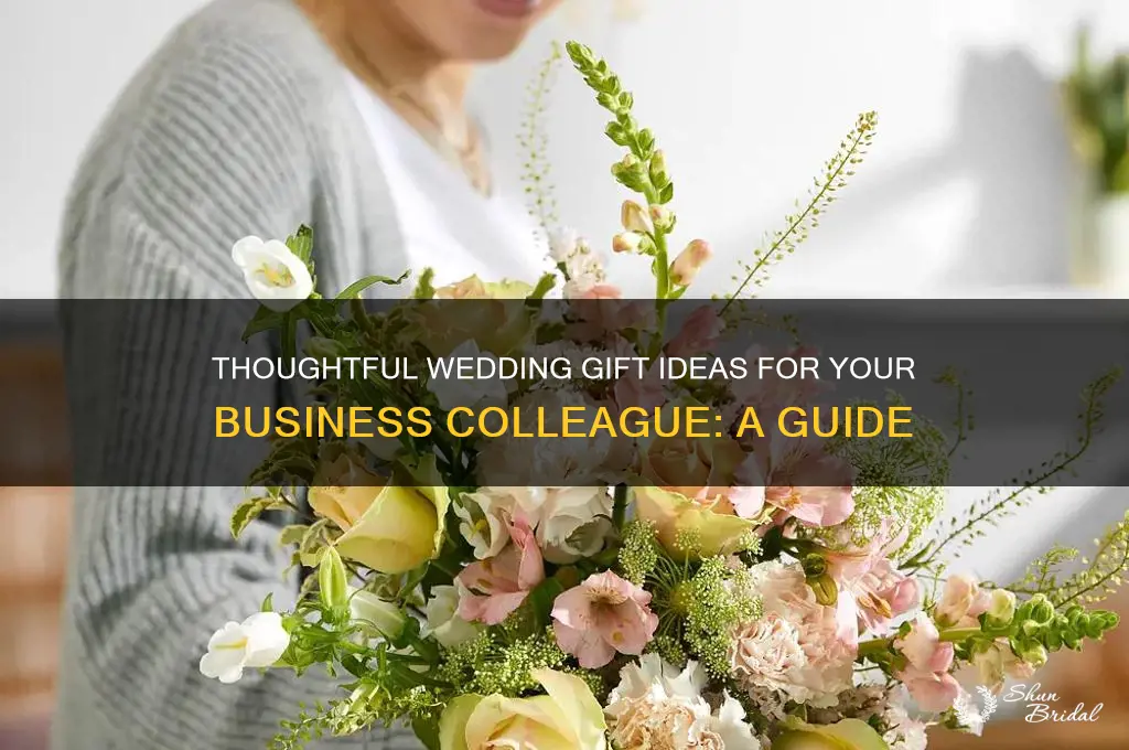what is an appropriate wedding gift for a business colleague