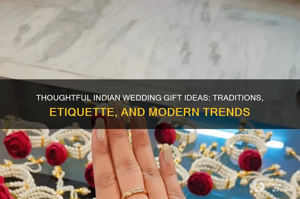what is an appropriate wedding gift for an indian wedding