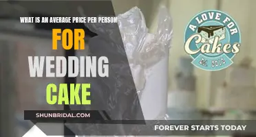 Wedding Cake Costs: How Much Should You Budget Per Person?