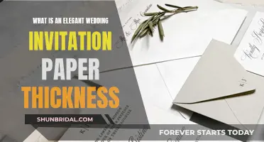 Choosing the Perfect Paper Thickness for Elegant Wedding Invites