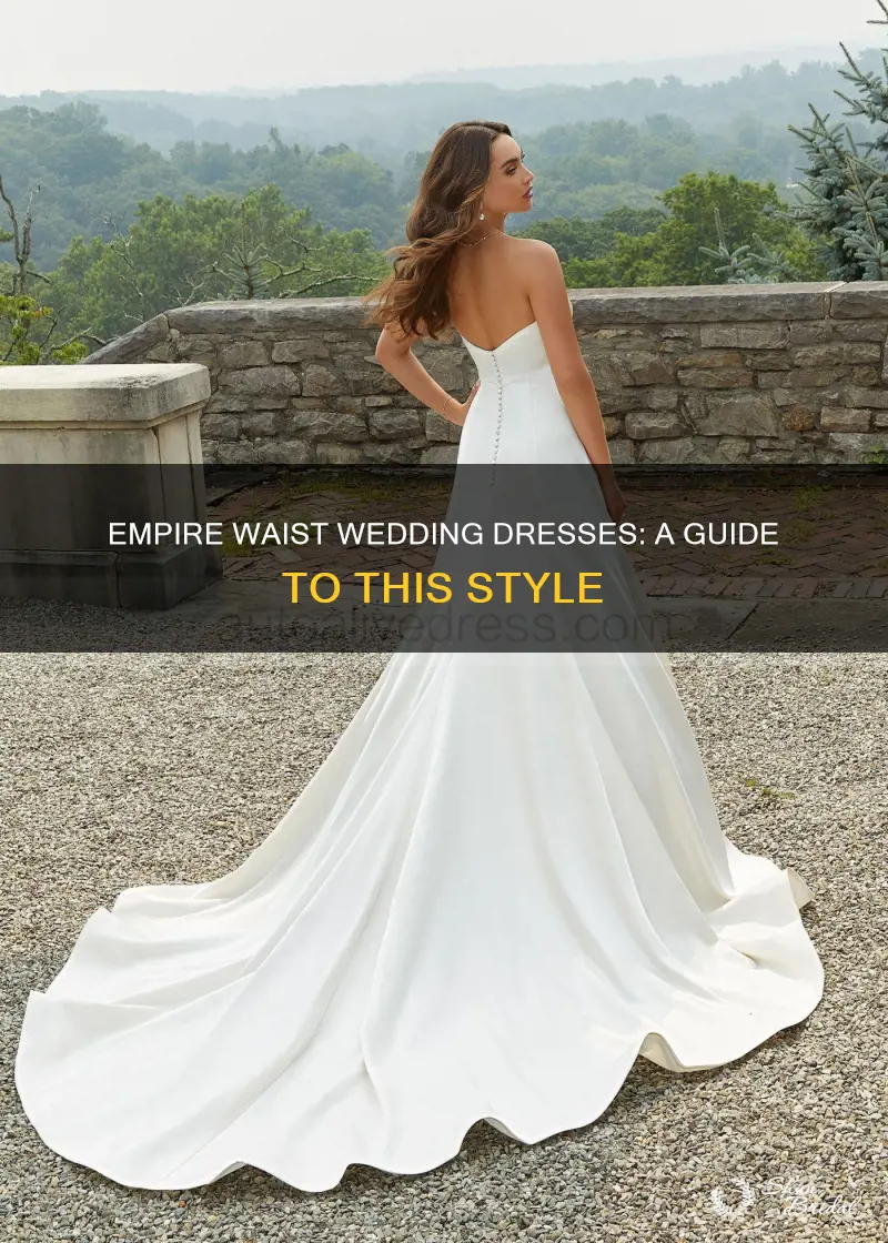 what is an empire waist wedding dress