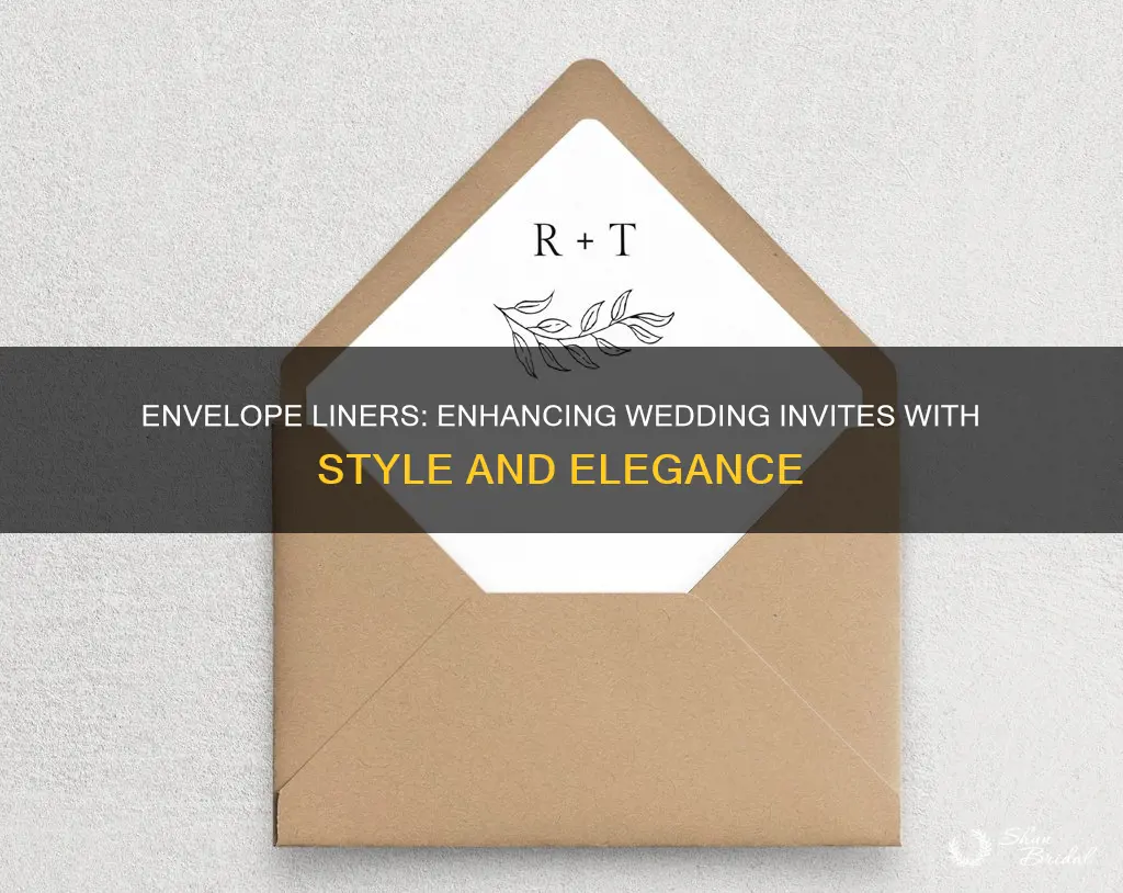 what is an envelope liner for wedding invitations