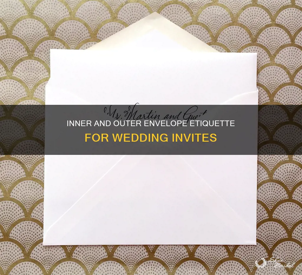 what is an inner and outer envelope in wedding invitations