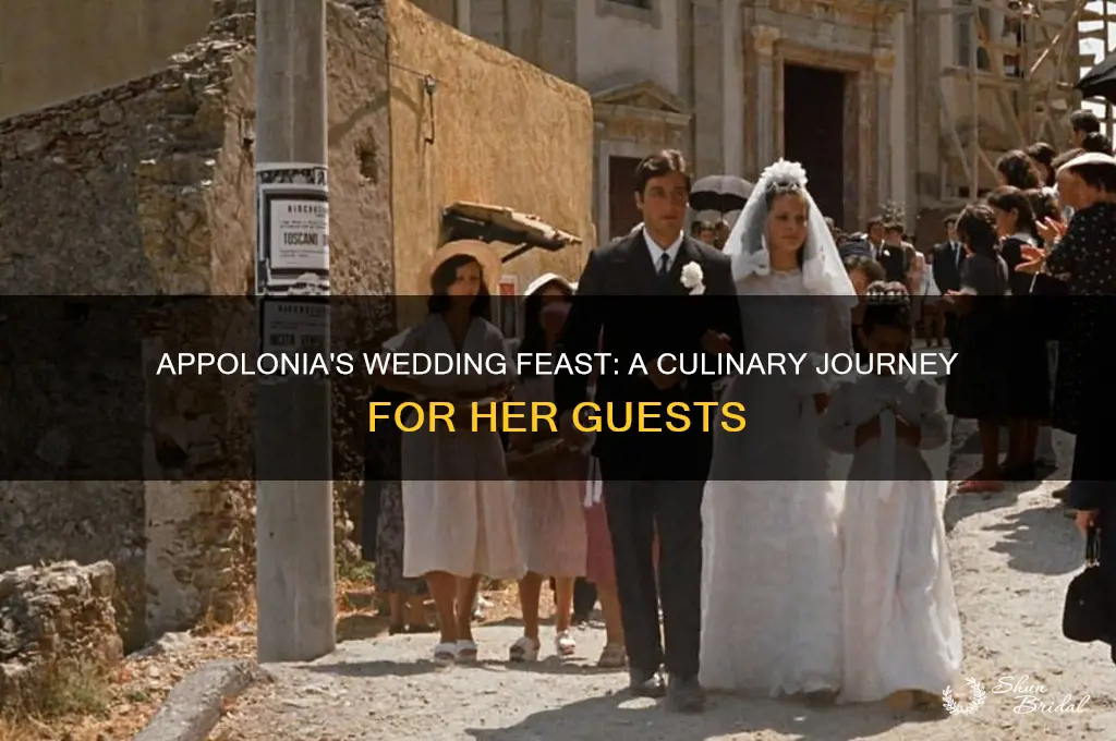 what is appolonia feed her wedding guests