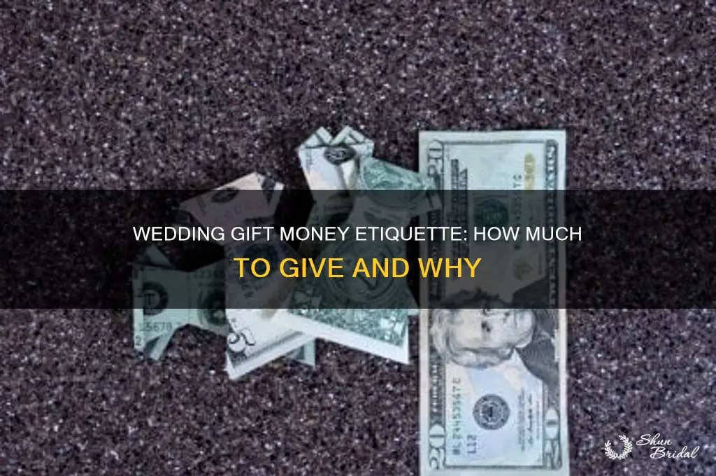 what is appropriate for wedding gift money