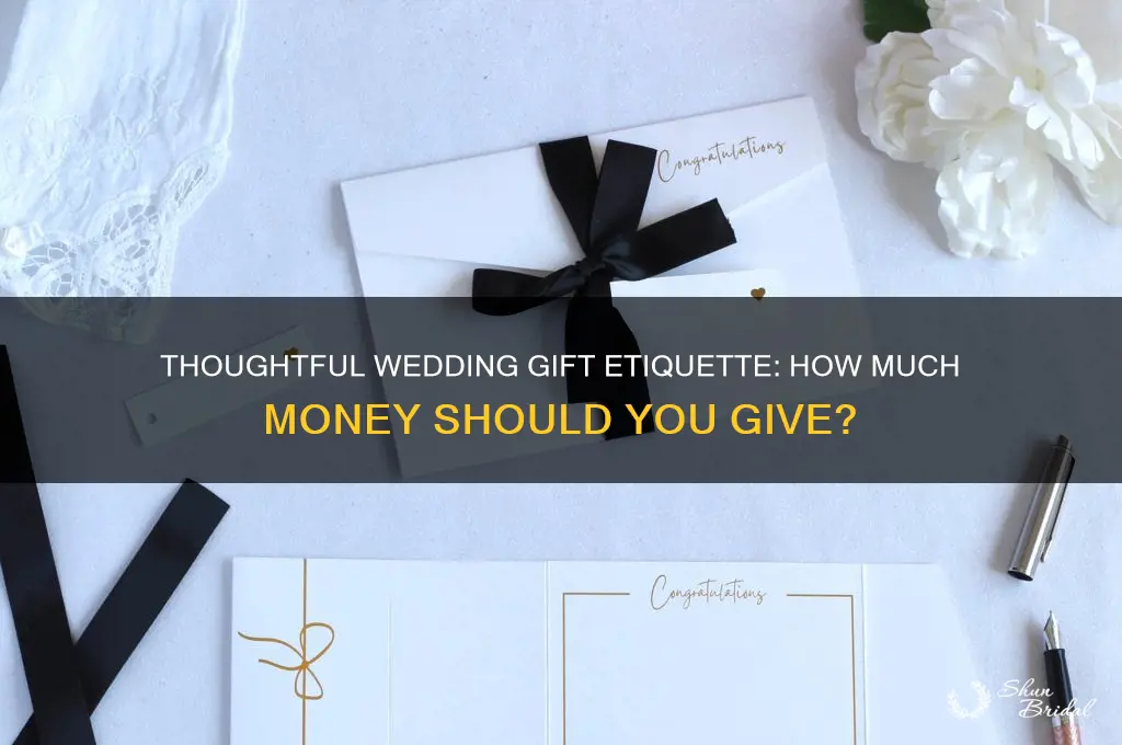 what is appropriate monetary gift for a wedding