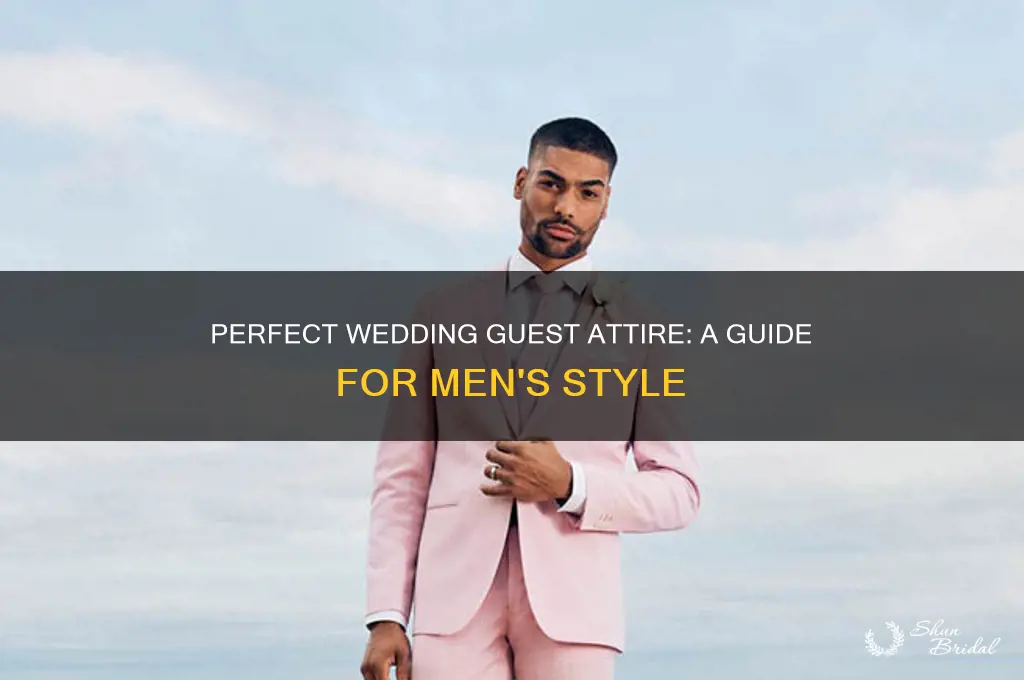 what is appropriate wedding attire for male guest