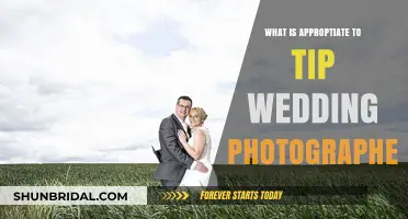 How Much Should You Tip Your Wedding Photographer?