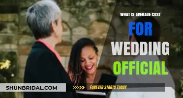 Understanding the Average Cost of Hiring a Wedding Officiant