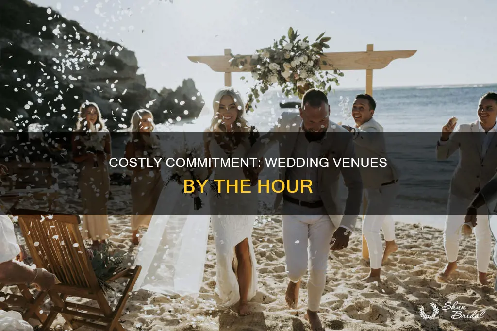 what is average cost of wedding venues per hour