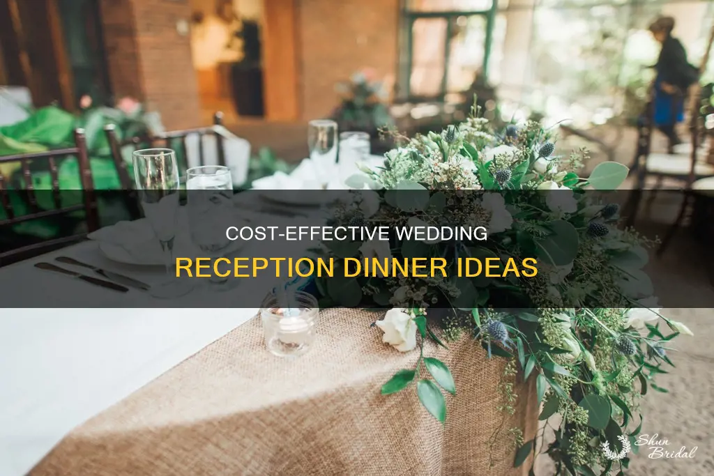 what is average cost per person for wedding reception dinner