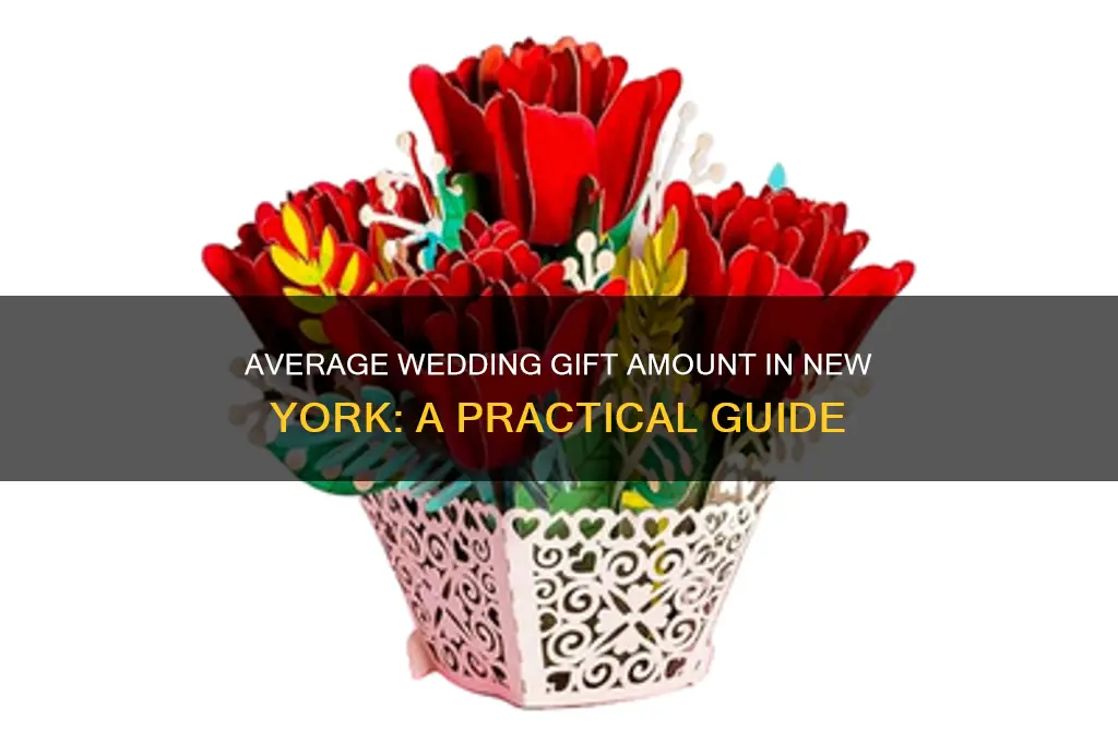 what is average gift for wedding in ny