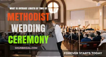 Understanding the Typical Duration of a Methodist Wedding Ceremony