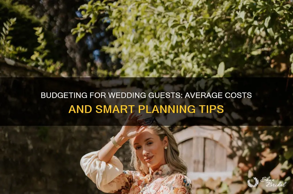what is average price to spend on guest at wedding
