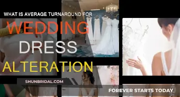 Turnaround Time for Wedding Dress Alterations: How Long?