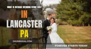 Lancaster, PA: Wedding Venue Costs Explored