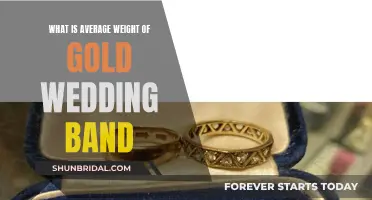 Gold Wedding Bands: Weight Expectations