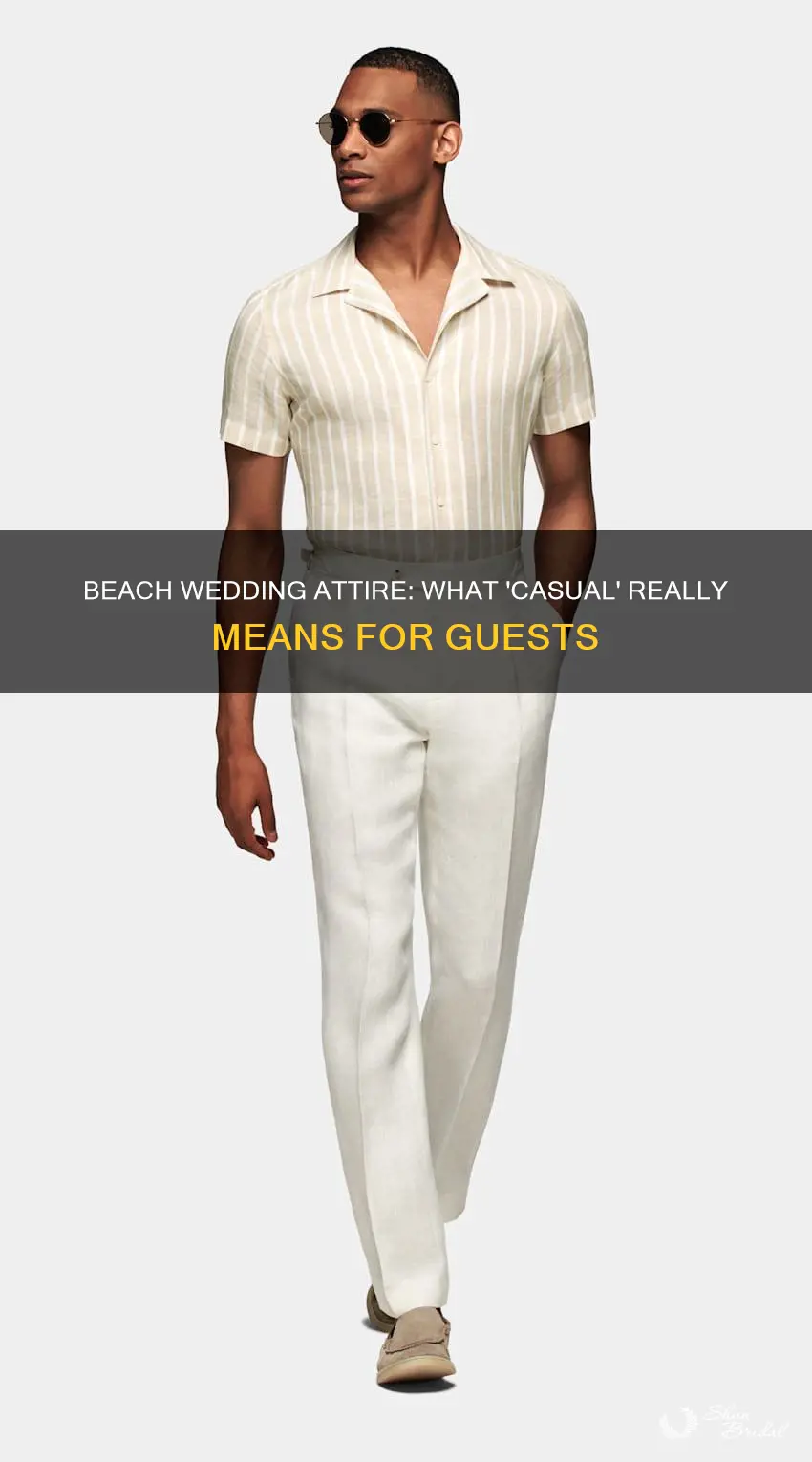 what is beach casual wedding attire