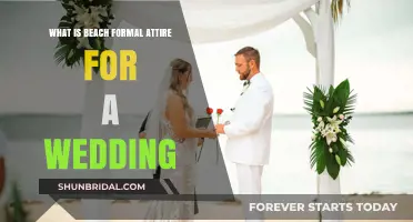 Beach Wedding Attire: Formal Wear for the Sand