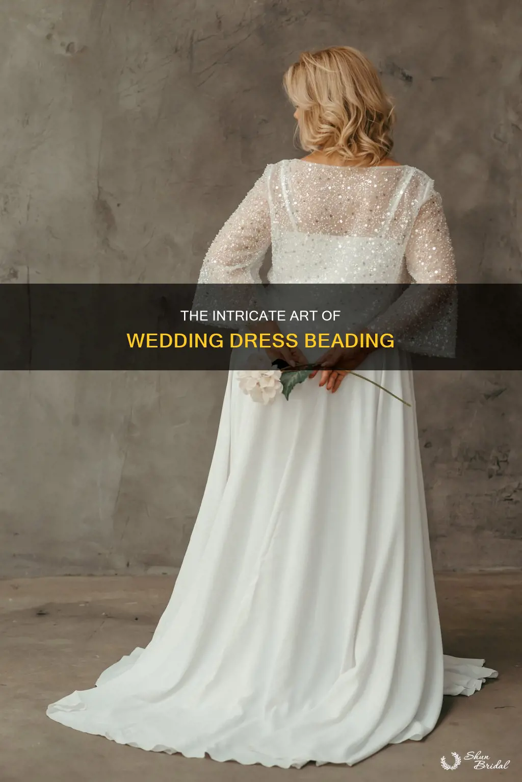 what is beading on a wedding dress