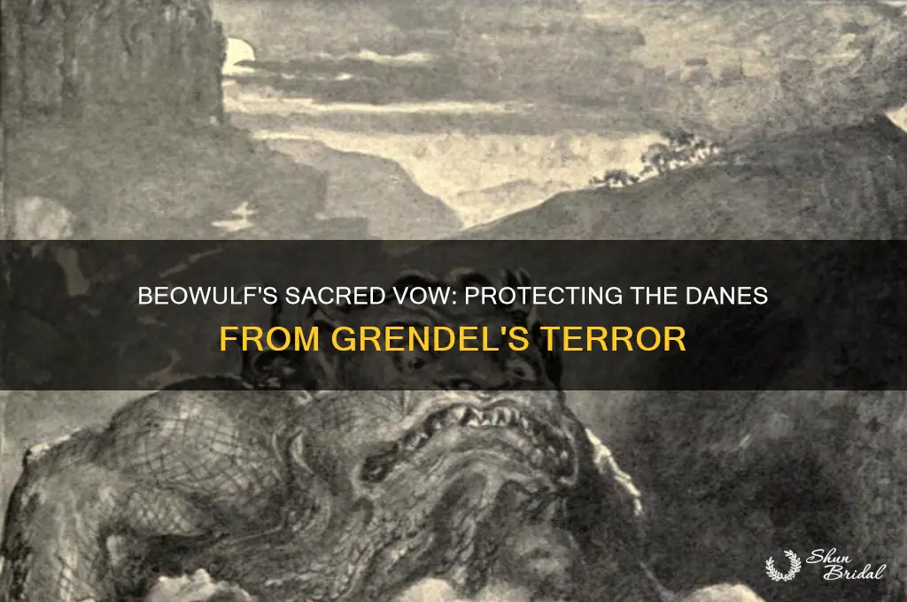 what is beowulf vow to the danes