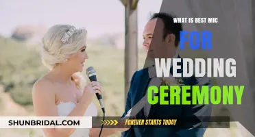 Perfect Wedding Ceremony Sound: Top Microphone Choices for Clear Audio