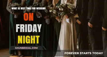 Perfect Friday Night Wedding Timing: Tips for an Unforgettable Celebration