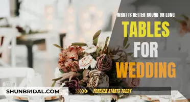 Round vs. Long: Choosing the Perfect Wedding Table Shape