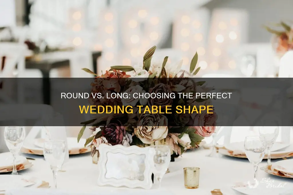 what is better round or long tables for wedding