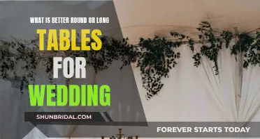 Round vs Long: Which Wedding Table Shape Reigns Supreme?