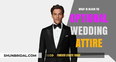 Black Tie Optional: Wedding Attire Explained
