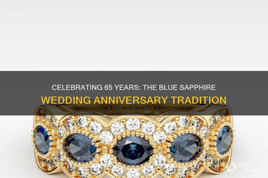 what is blue sapphire wedding anniversary