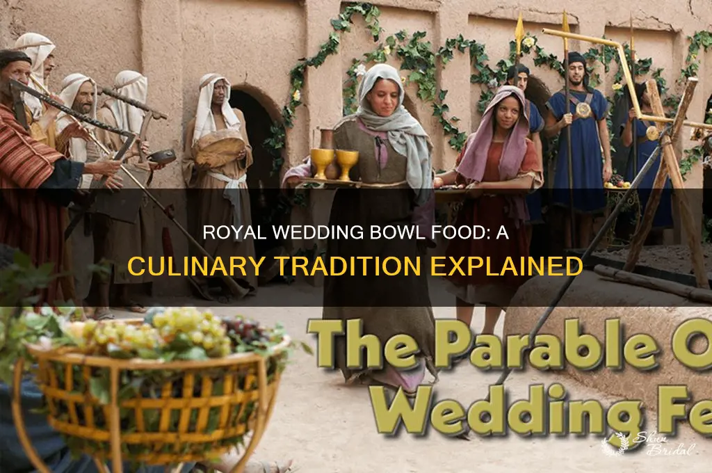what is bowl food royal wedding