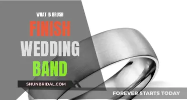 Brush Finish Wedding Bands: Unique Style