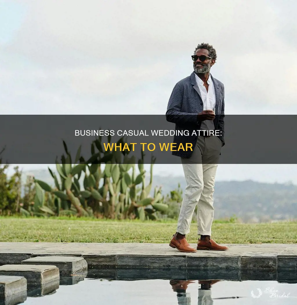 what is business casual attire for wedding reception