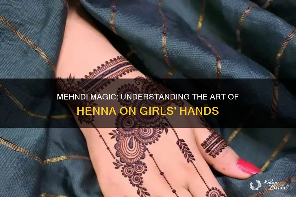 what is called flower on girls hands