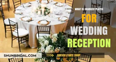 Charger Plates: Wedding Reception Table Settings