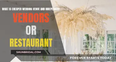 Wedding Venue and Vendors: What's the Cheapest Option?