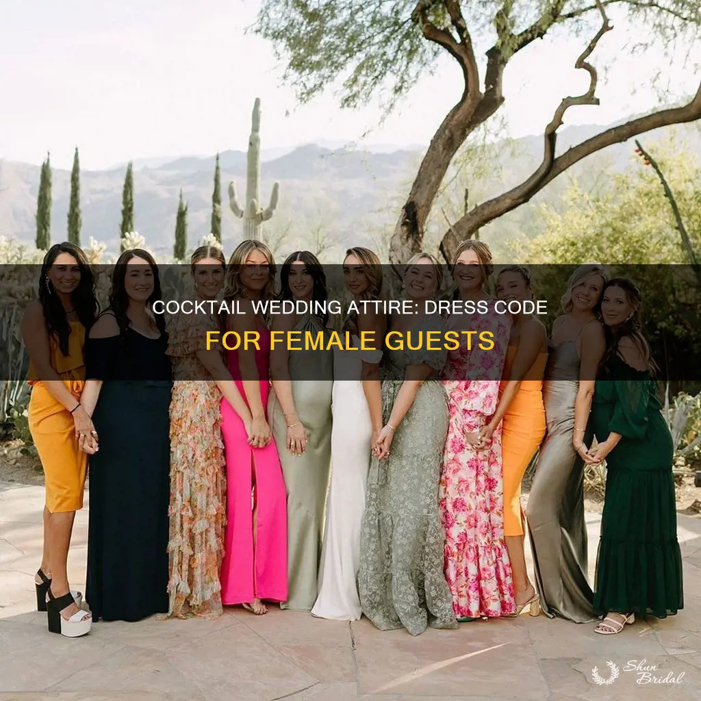 what is cocktail attire for a wedding female
