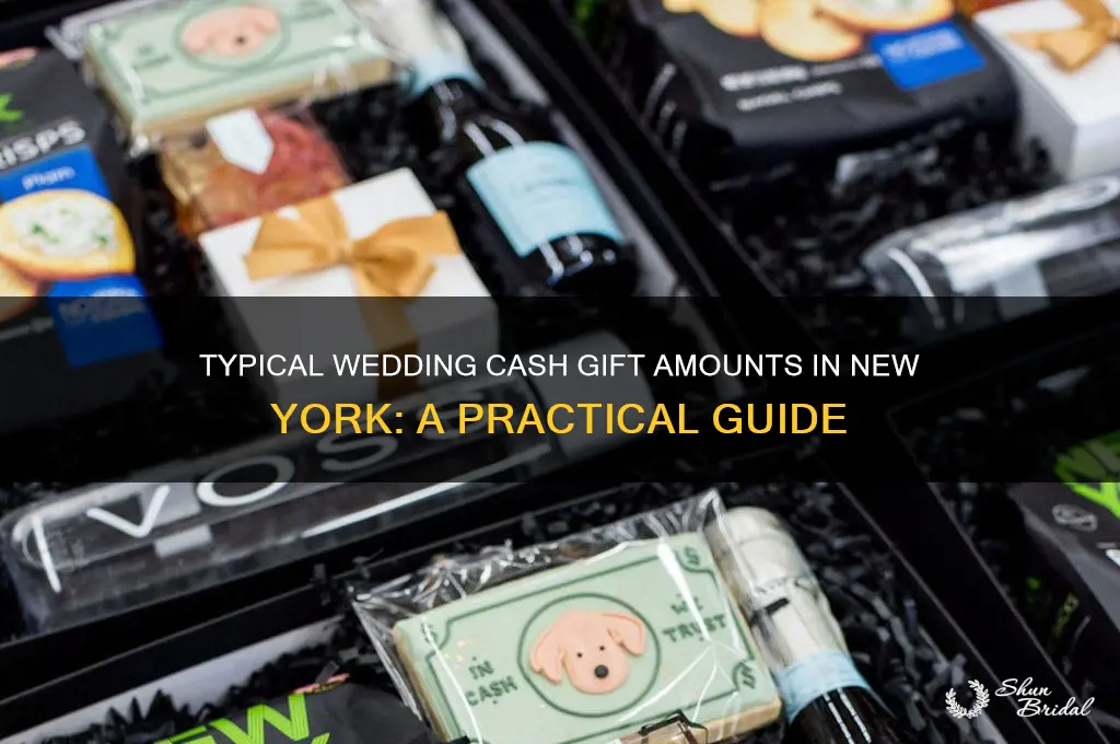 what is common cash gift at wedding ny