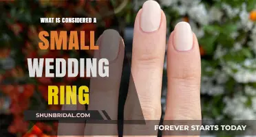 The Petite Promise: Small Wedding Rings