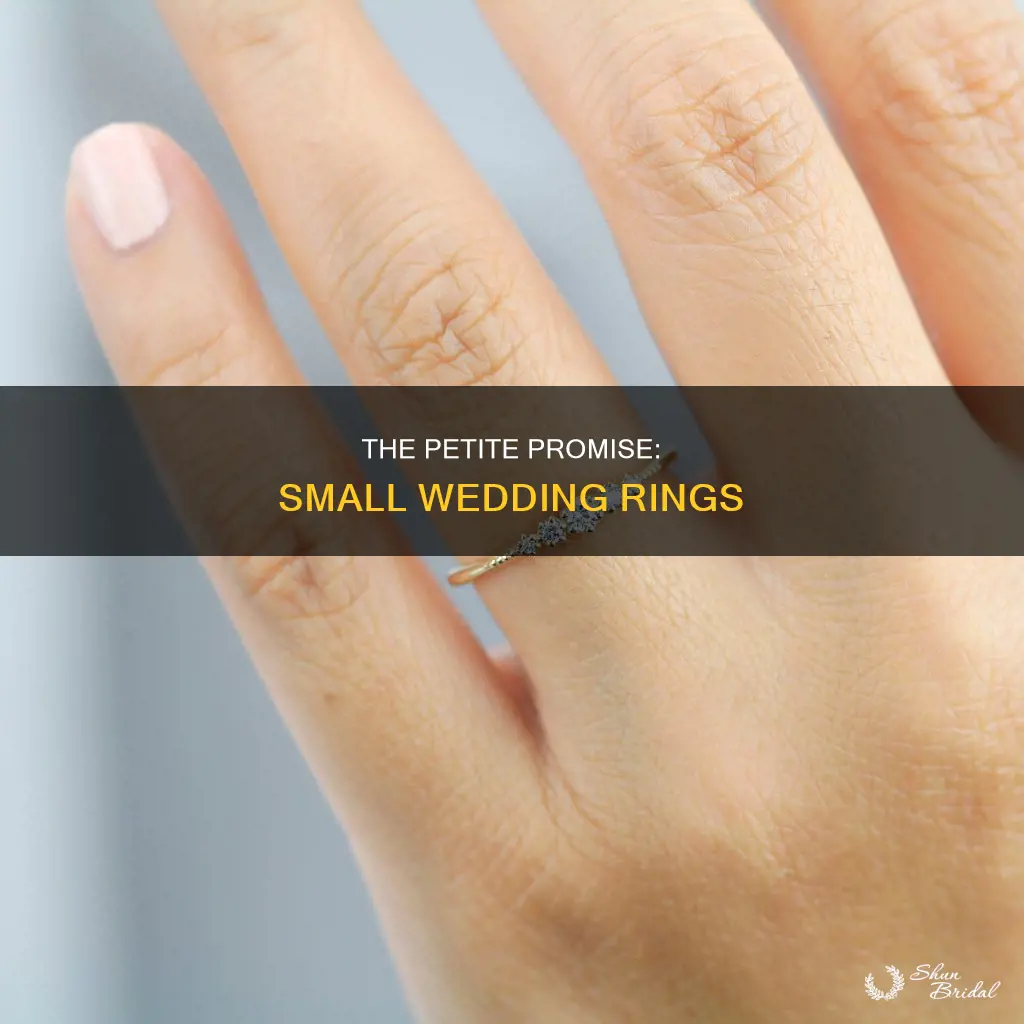 what is considered a small wedding ring