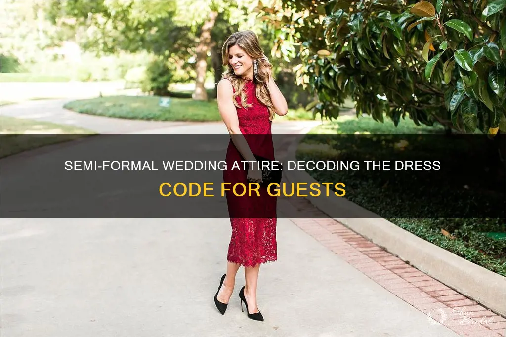 what is considered semi-formal for a wedding