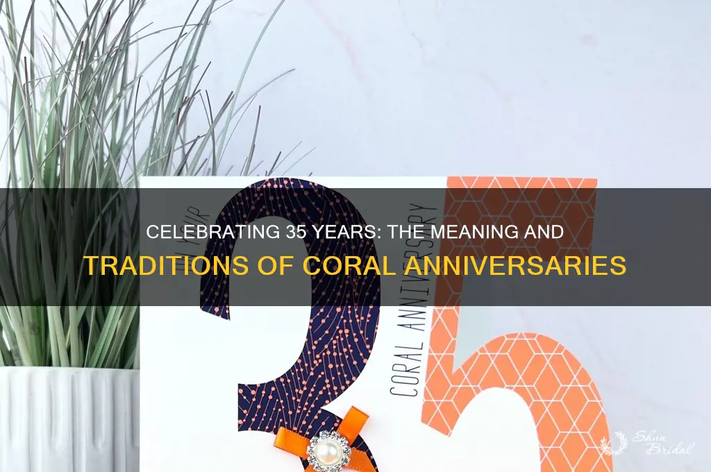 what is coral wedding anniversary