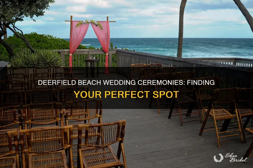 what is correct address for deerfield beach wedding ceremonie